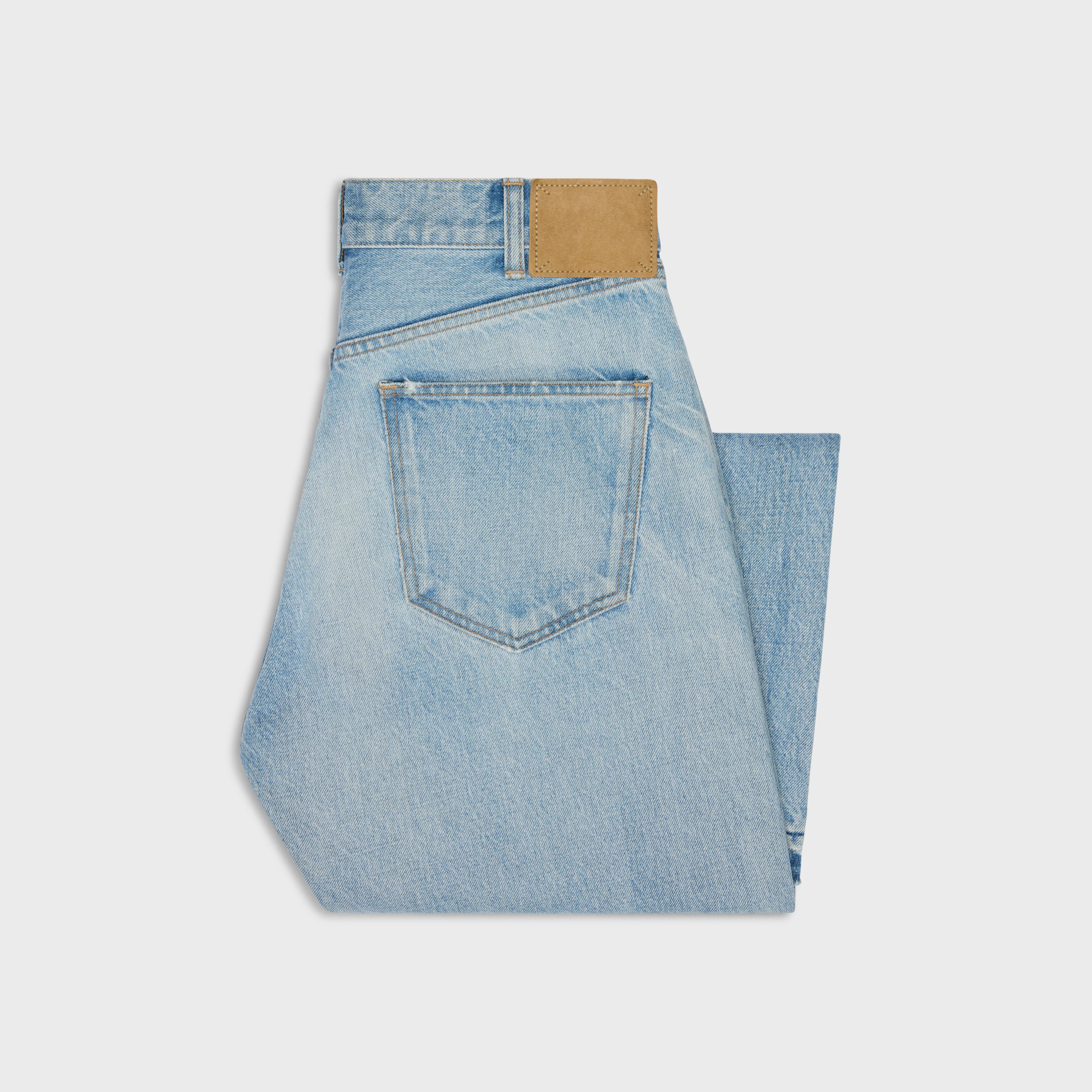 デニム・ジーパン CELINE JEANS WESLEY DENIM EVERCLEAR WASH CELINE Wesley jeans in everclear wash denim | REVERSIBLE