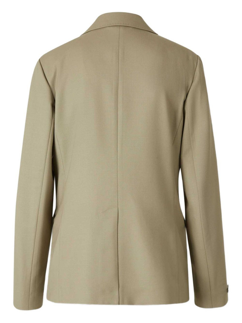 PESERICO single-button flap-pocket blazer outlook