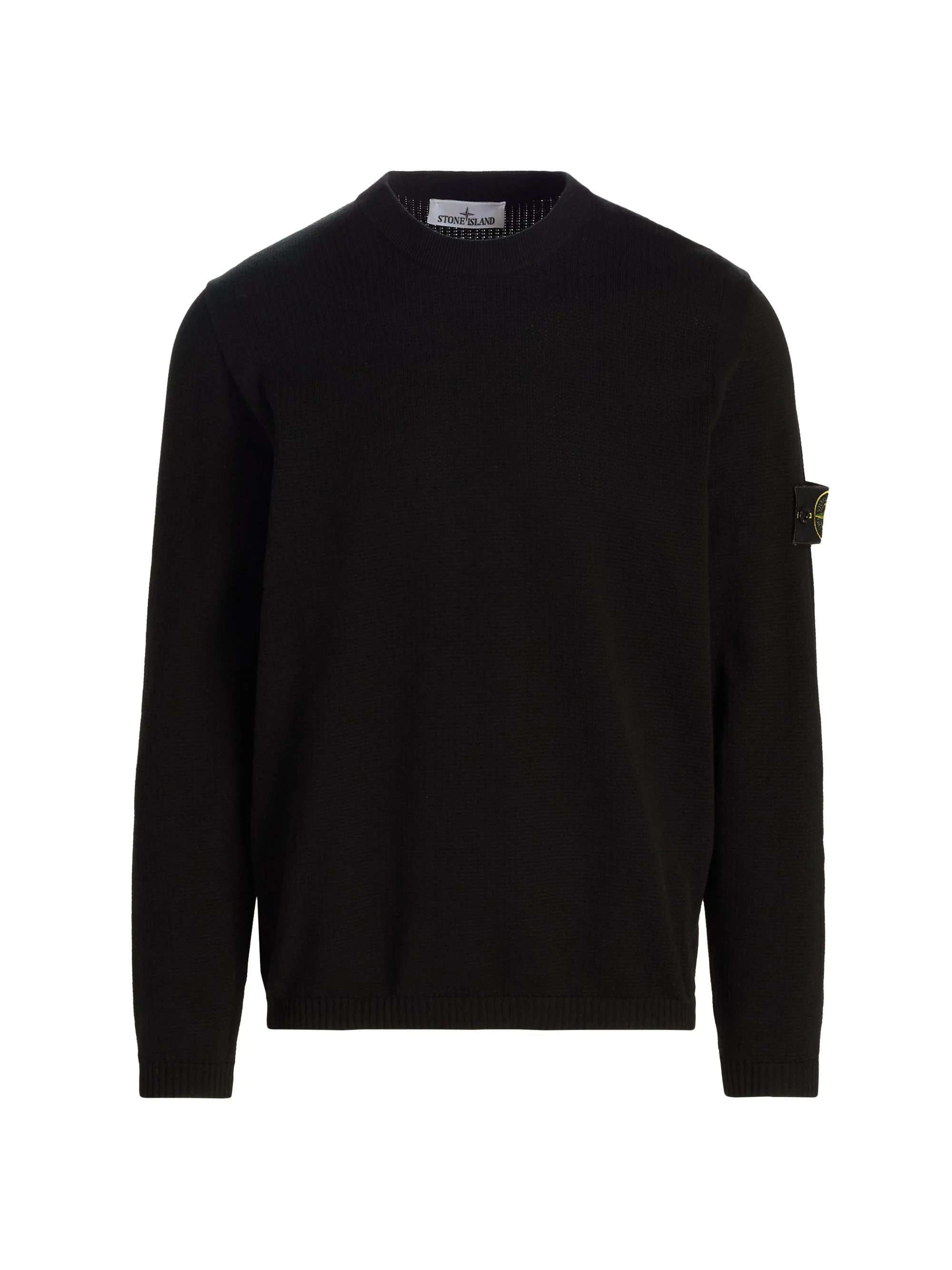 Men's Solid Cotton Sweatshirt - Black - 1