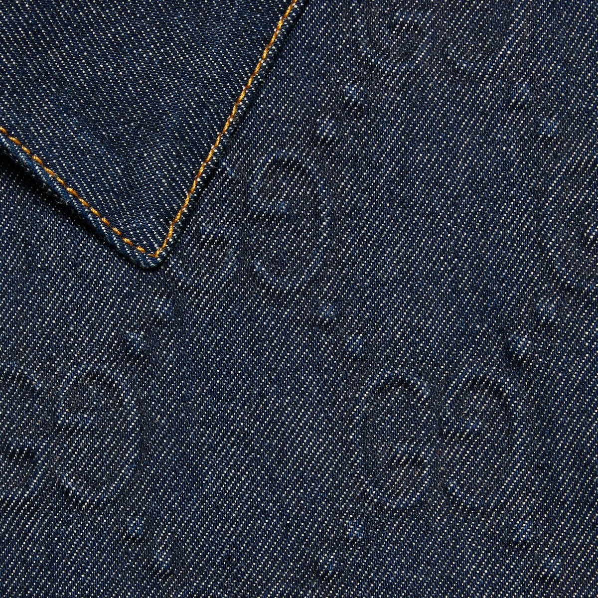 Denim jacket with GG embossed detail - 4