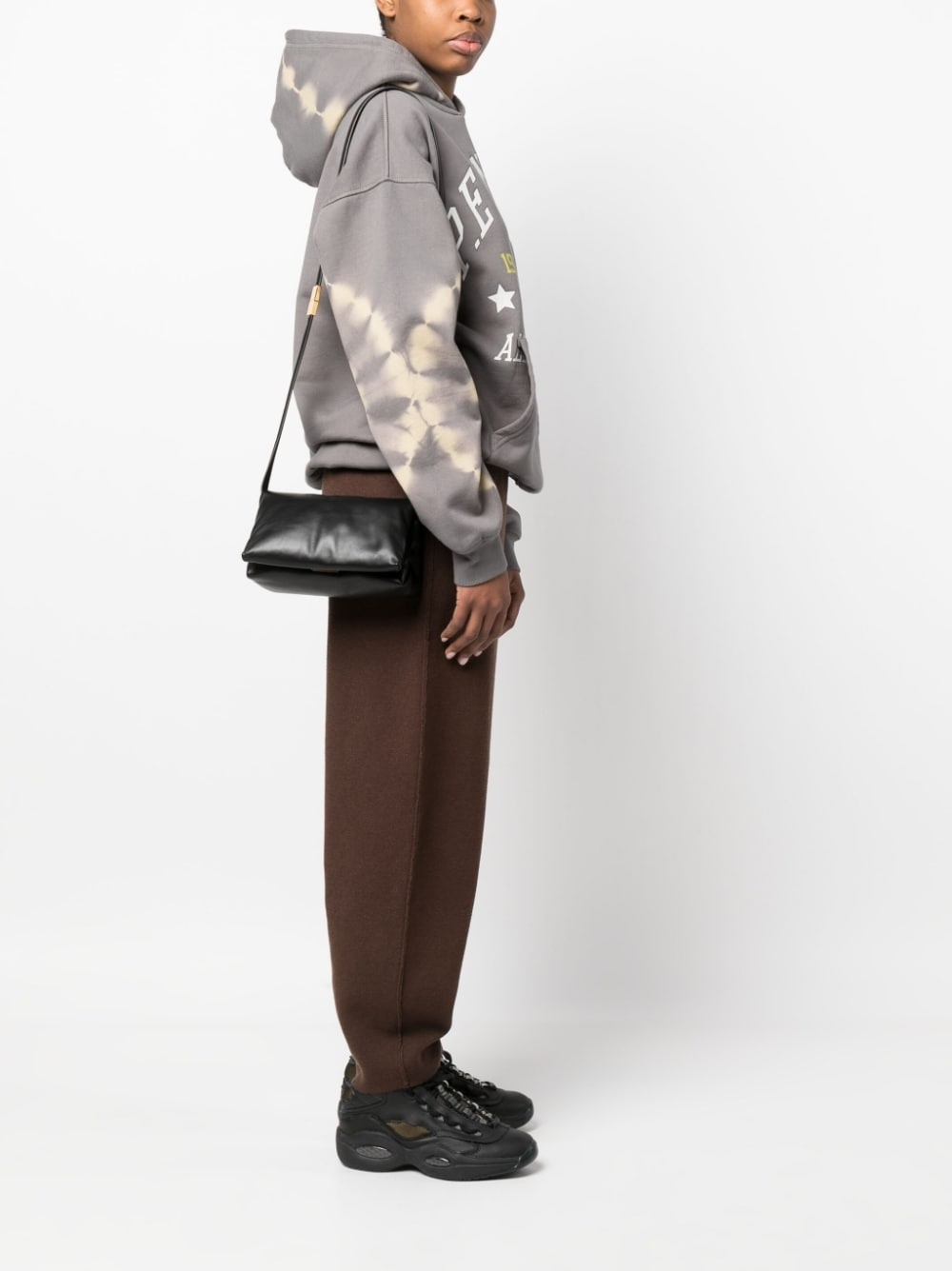 padded calf-leather crossbody bag - 2