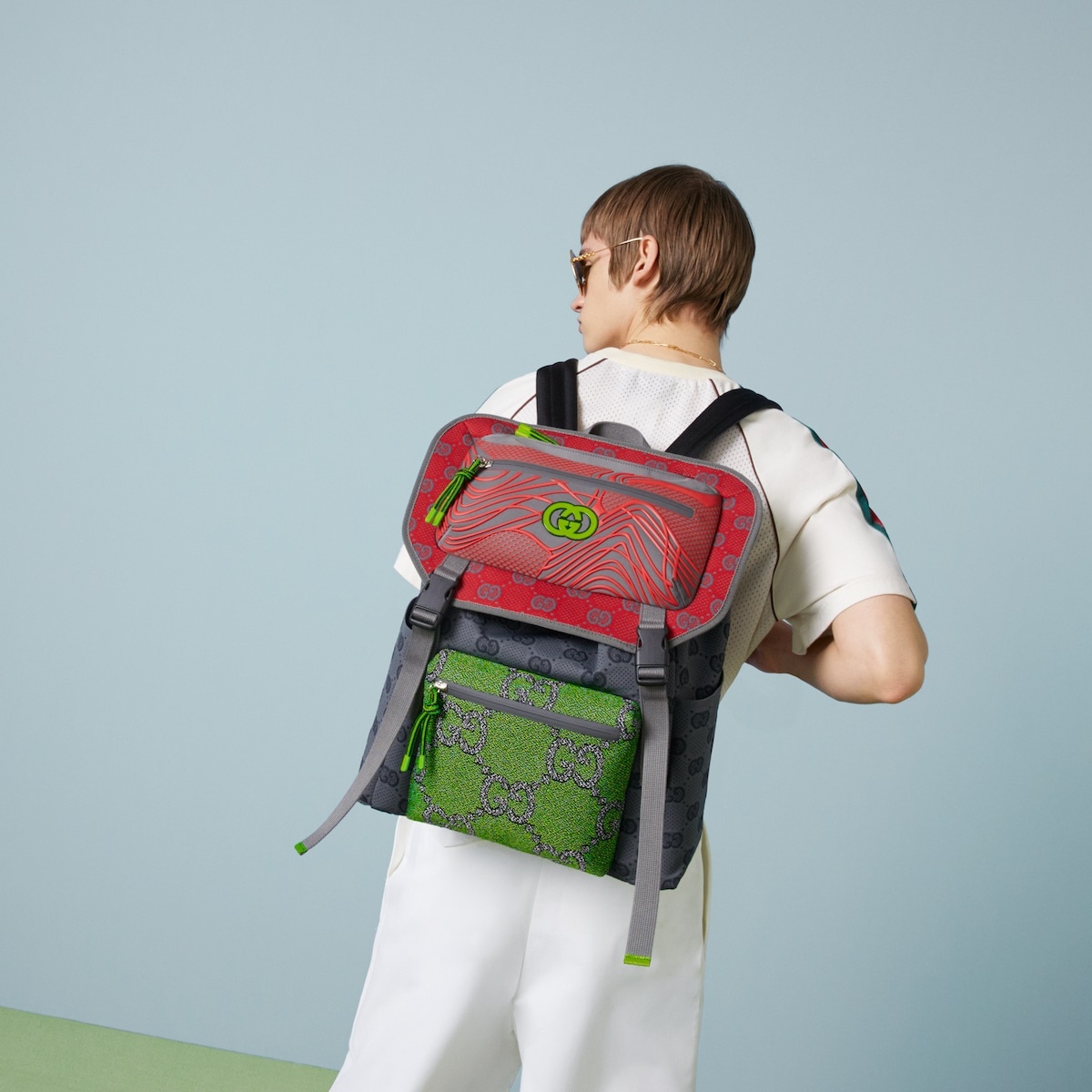 GG nylon backpack - 3
