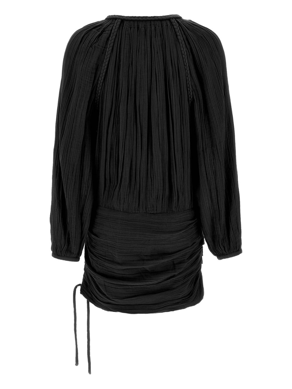 Jaoni pleated long-sleeve dress - 2
