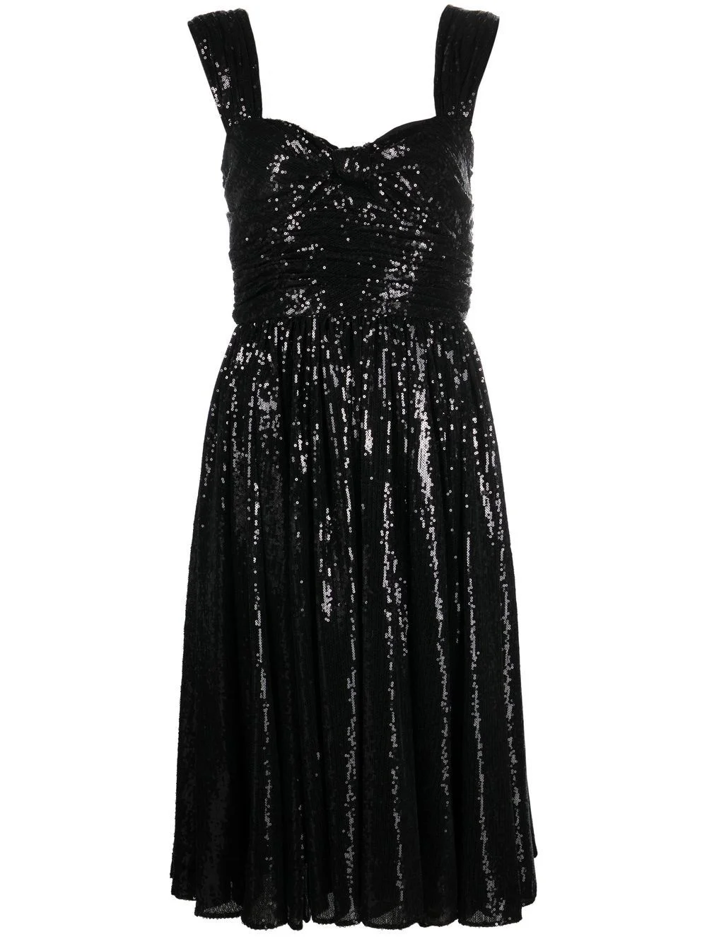 sequin-embellished midi dress - 1