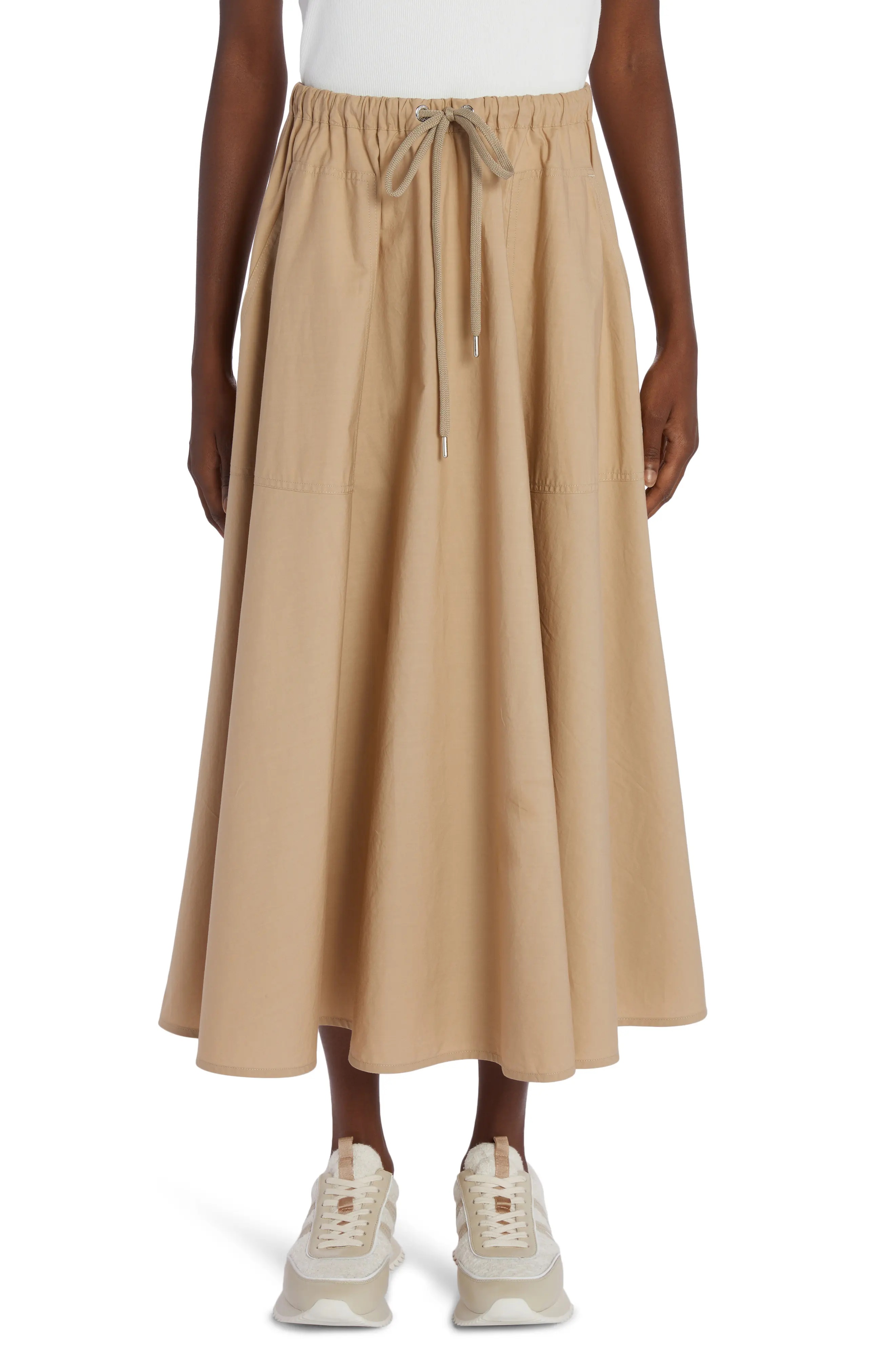 関税込 MONCLER Gonna Cotton MIDI SKIRT nm_4939234_100404_m