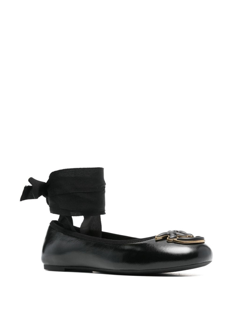 PINKO Love Birds ballerina shoes outlook