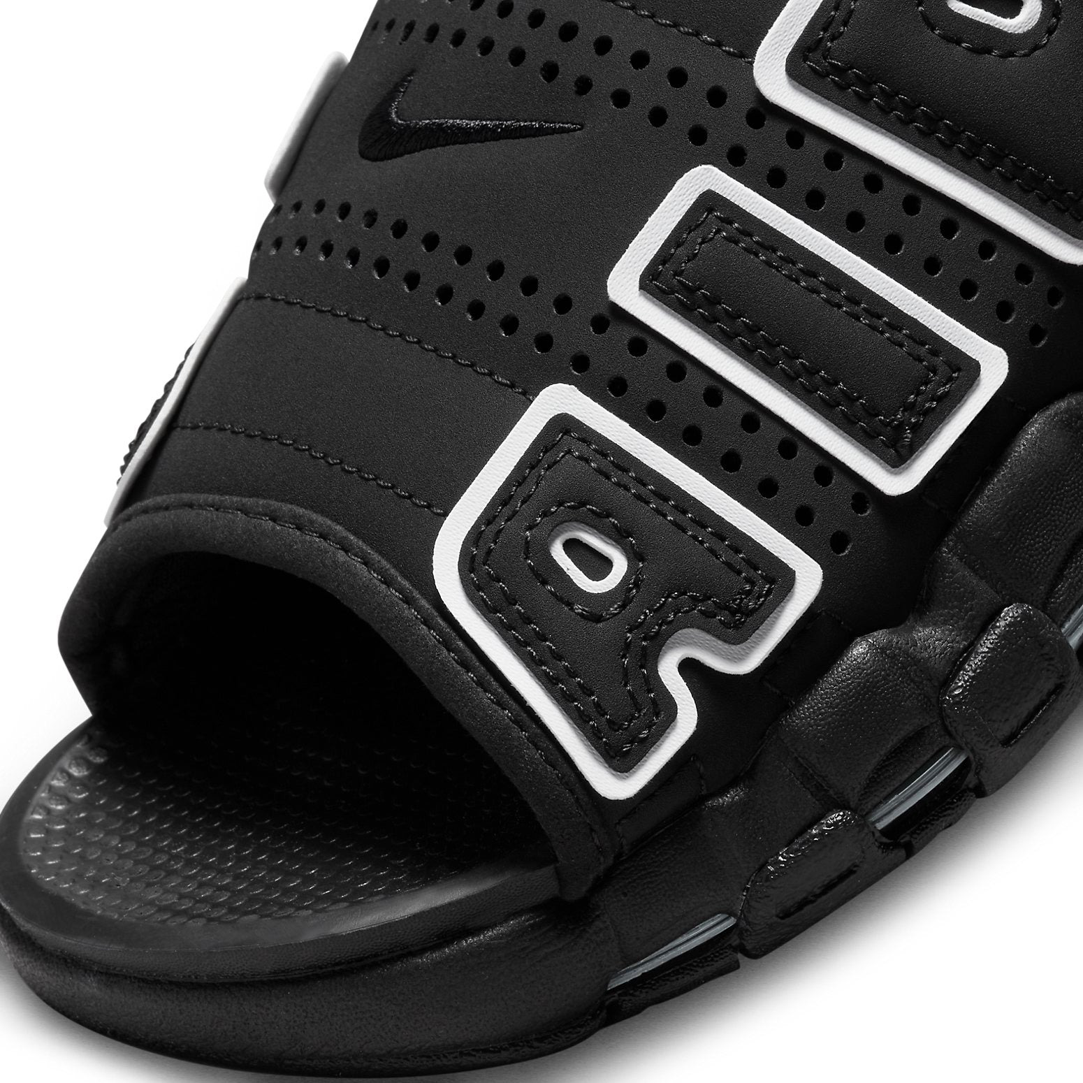 (WMNS) Nike Air More Uptempo Slide 'OG Black White' FD5983-001 - 6