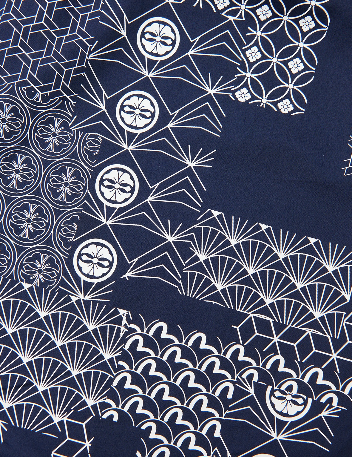 ALLOVER BROCADE AND KAMON COLLAGE PRINT BOXER SHORTS - 6