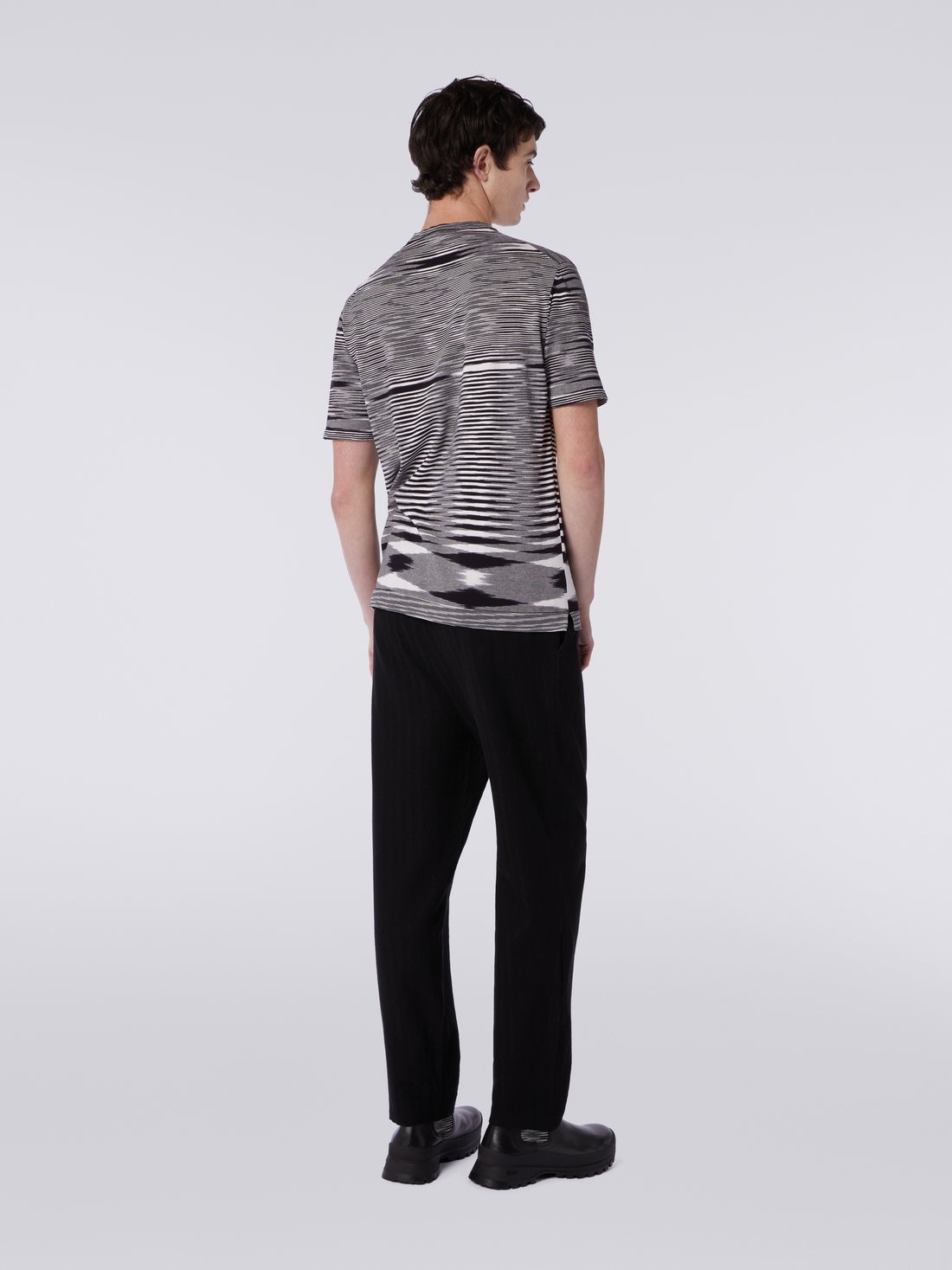 Slub cotton crew-neck T-shirt - 4