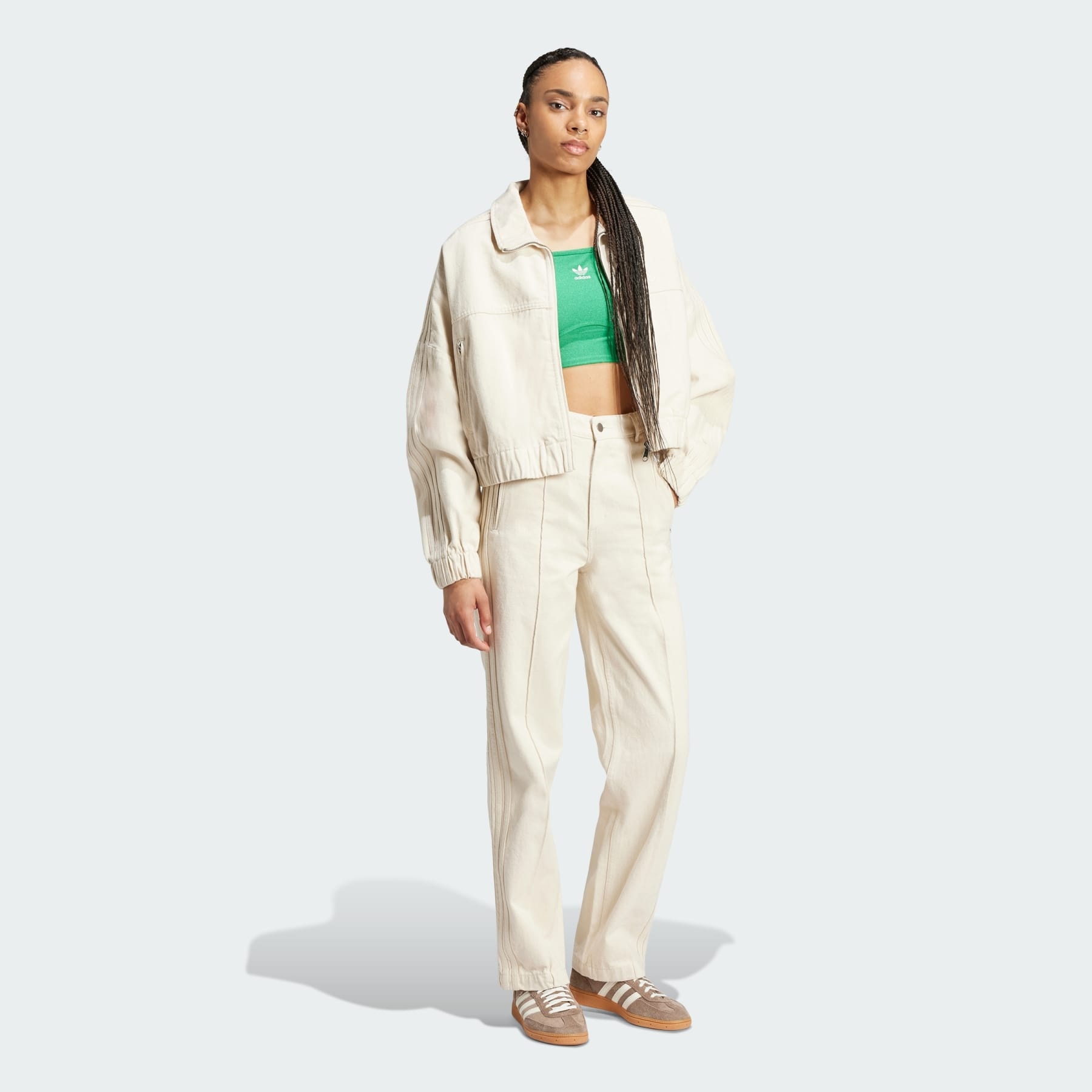 Premium Essentials Denim Straight Leg Pants - 4