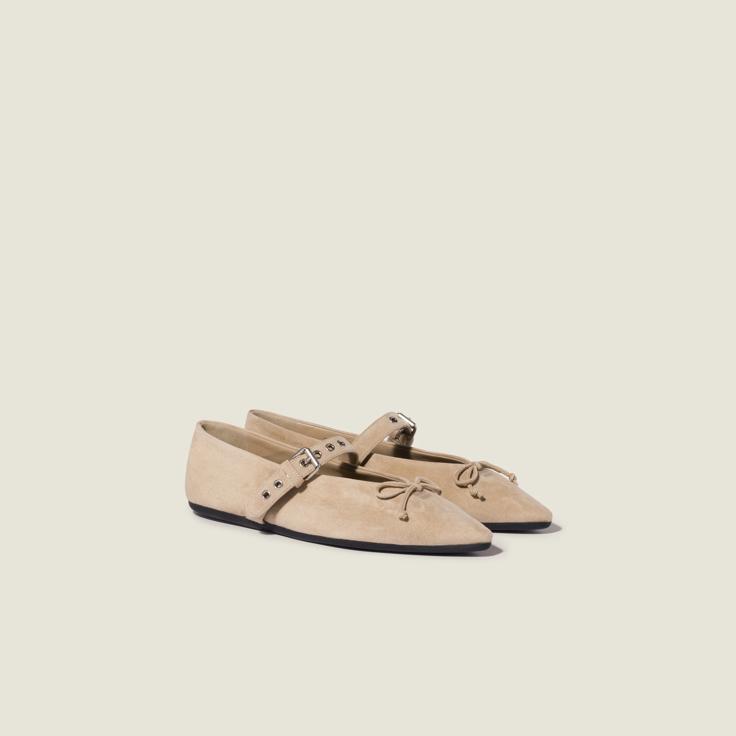 Suede ballerinas - 1