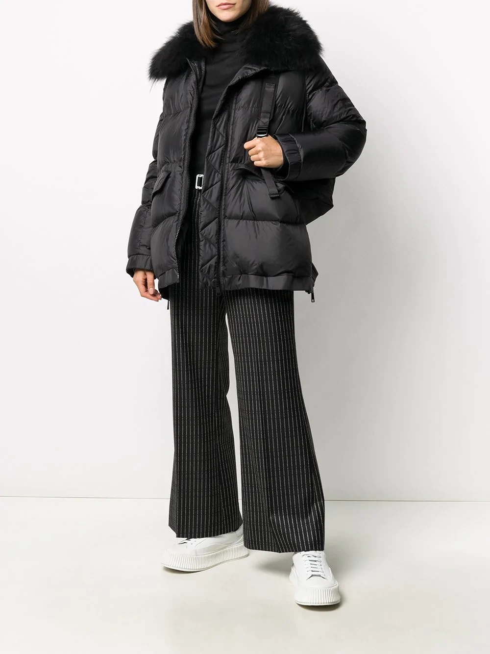 quilted puffer coat - 2