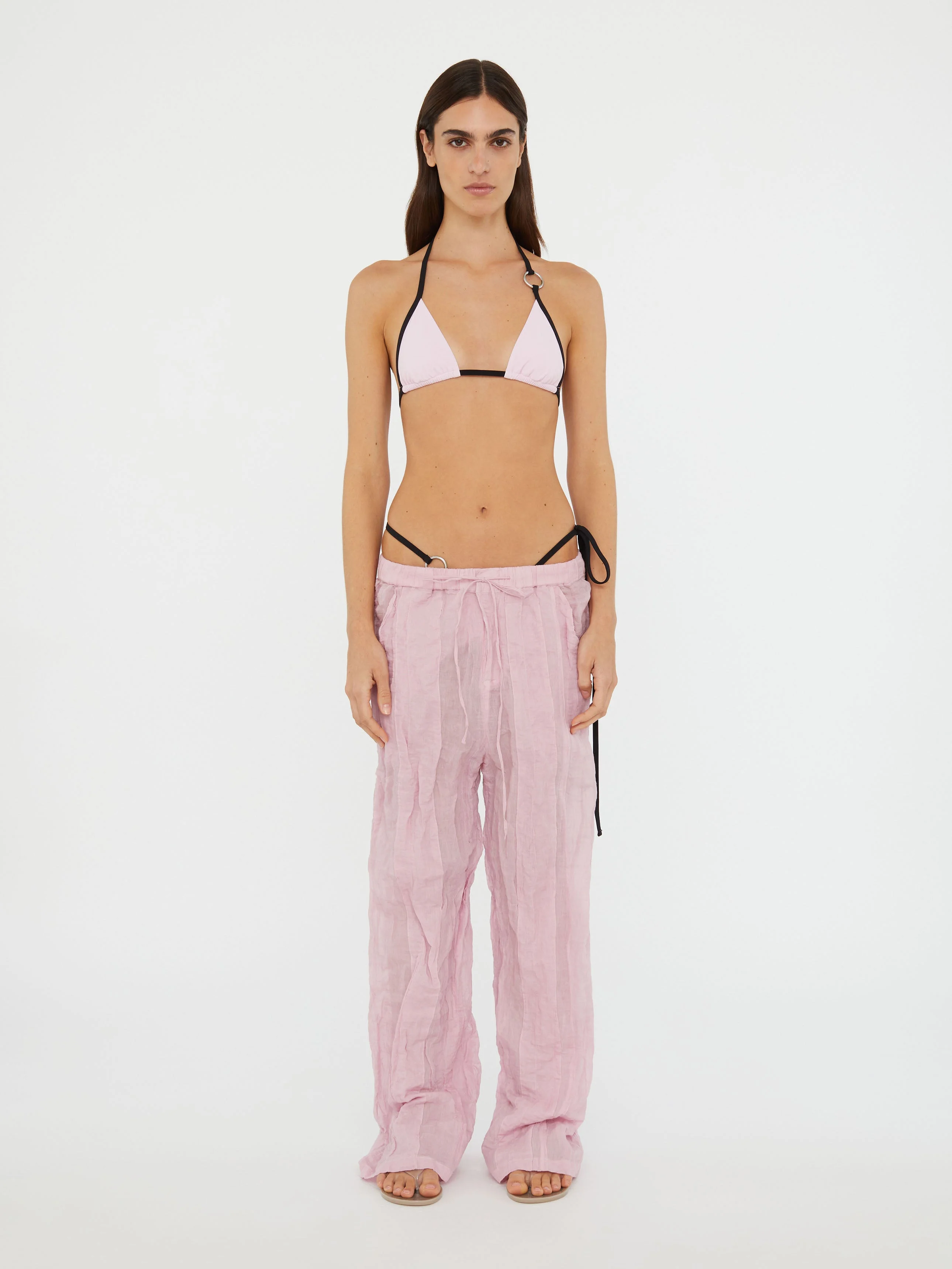 Crushed Multi Panelled Pant - 1