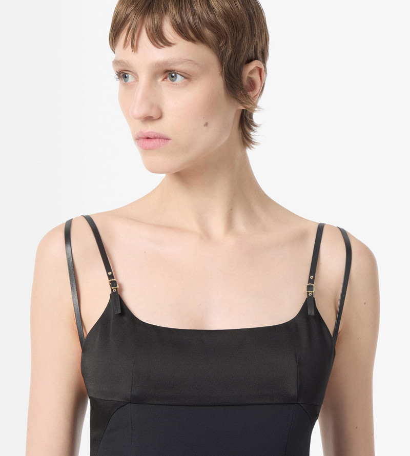 TOM FORD PENCIL DRESS WITH LEATHER STRAPS outlook