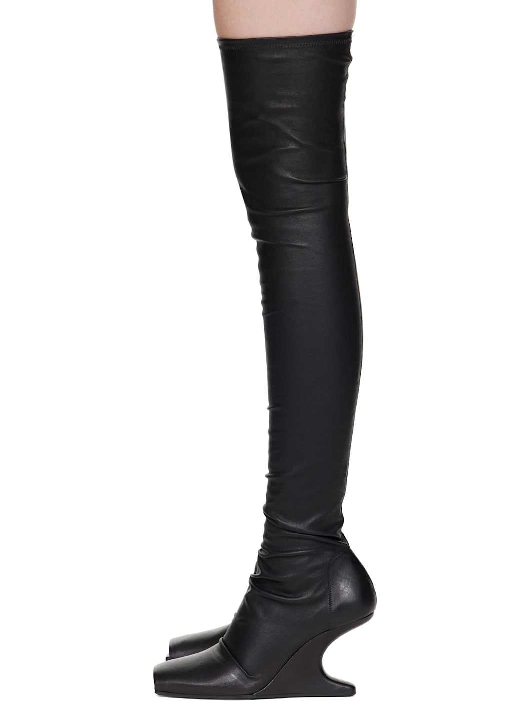 Black Hollywood Cantilever Sock 8 Boots - 3