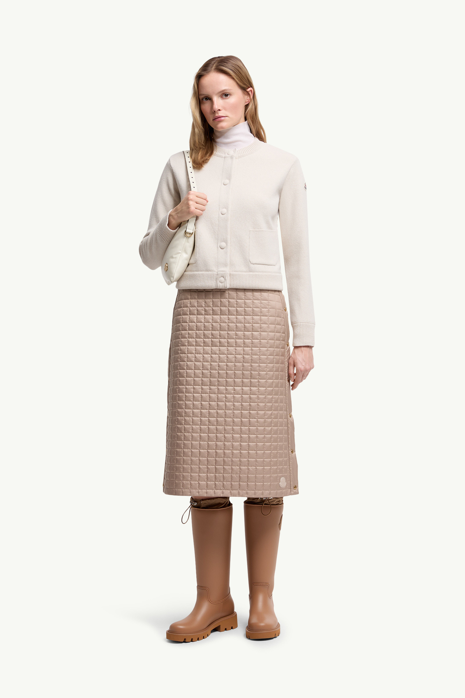 Padded Wool Cardigan - 2