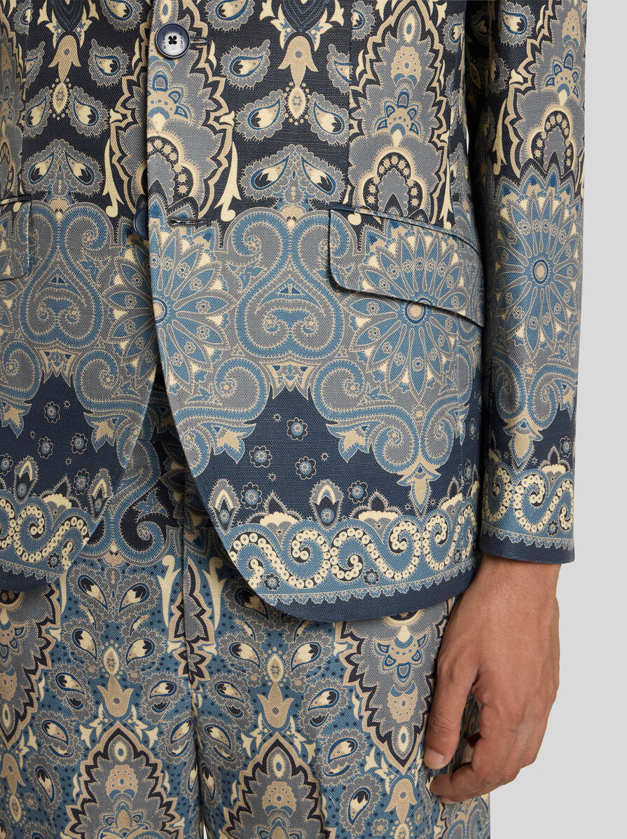 LINEN- AND COTTON-BLEND BLAZER - 2