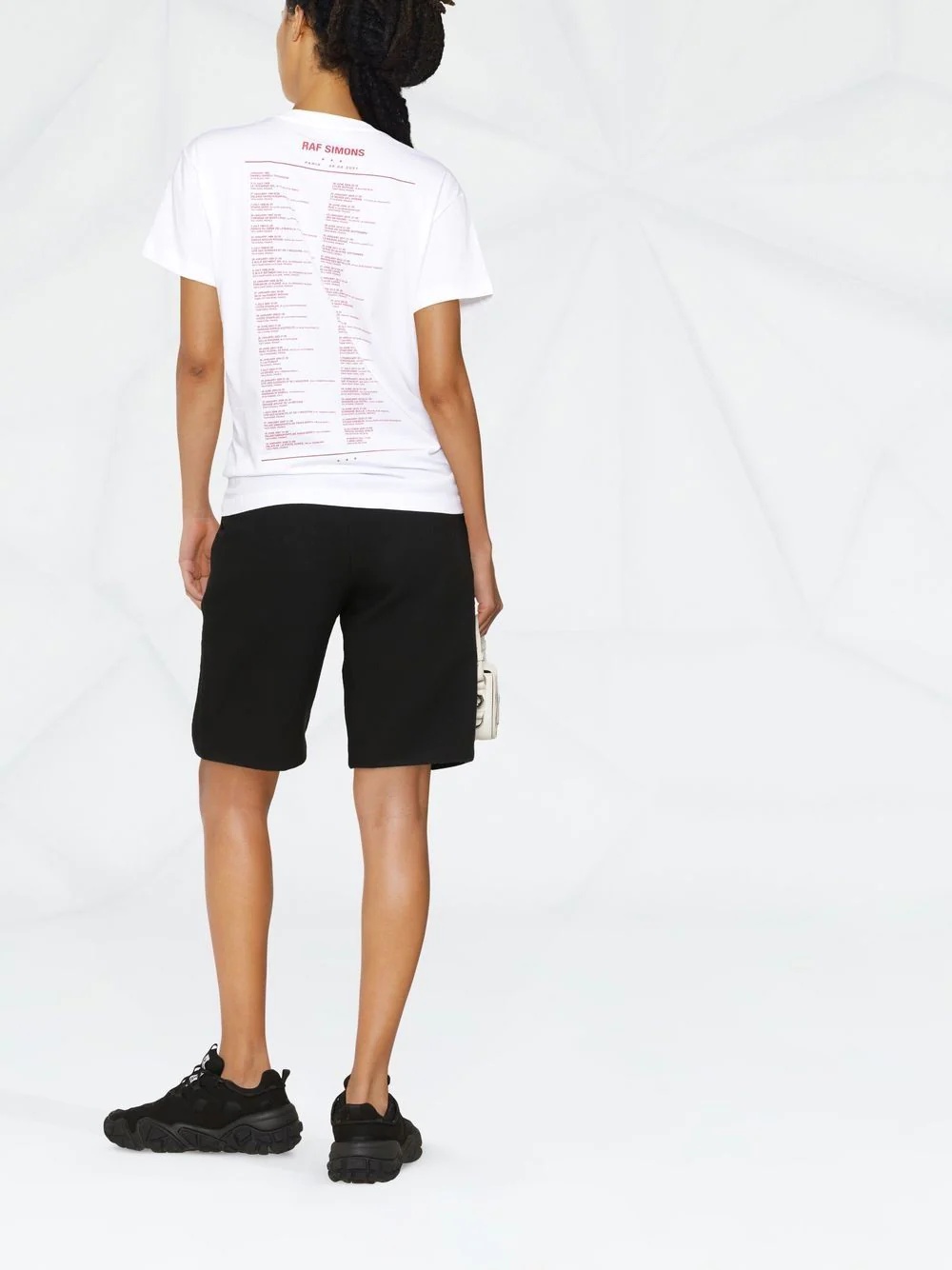 Tour-print short-sleeve T-shirt - 4