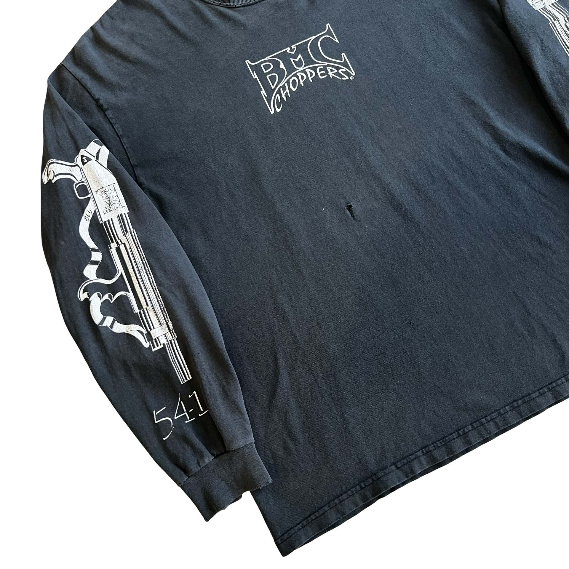 Final Blow - Vintage BMC Chopper Shotgun Long Sleeve T-Shirt SZ XL - 2