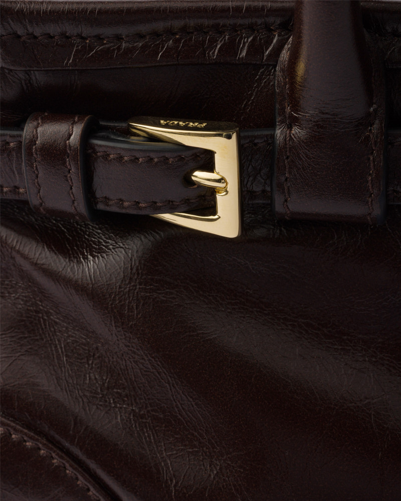 Prada Bonnie leather mini handbag 5