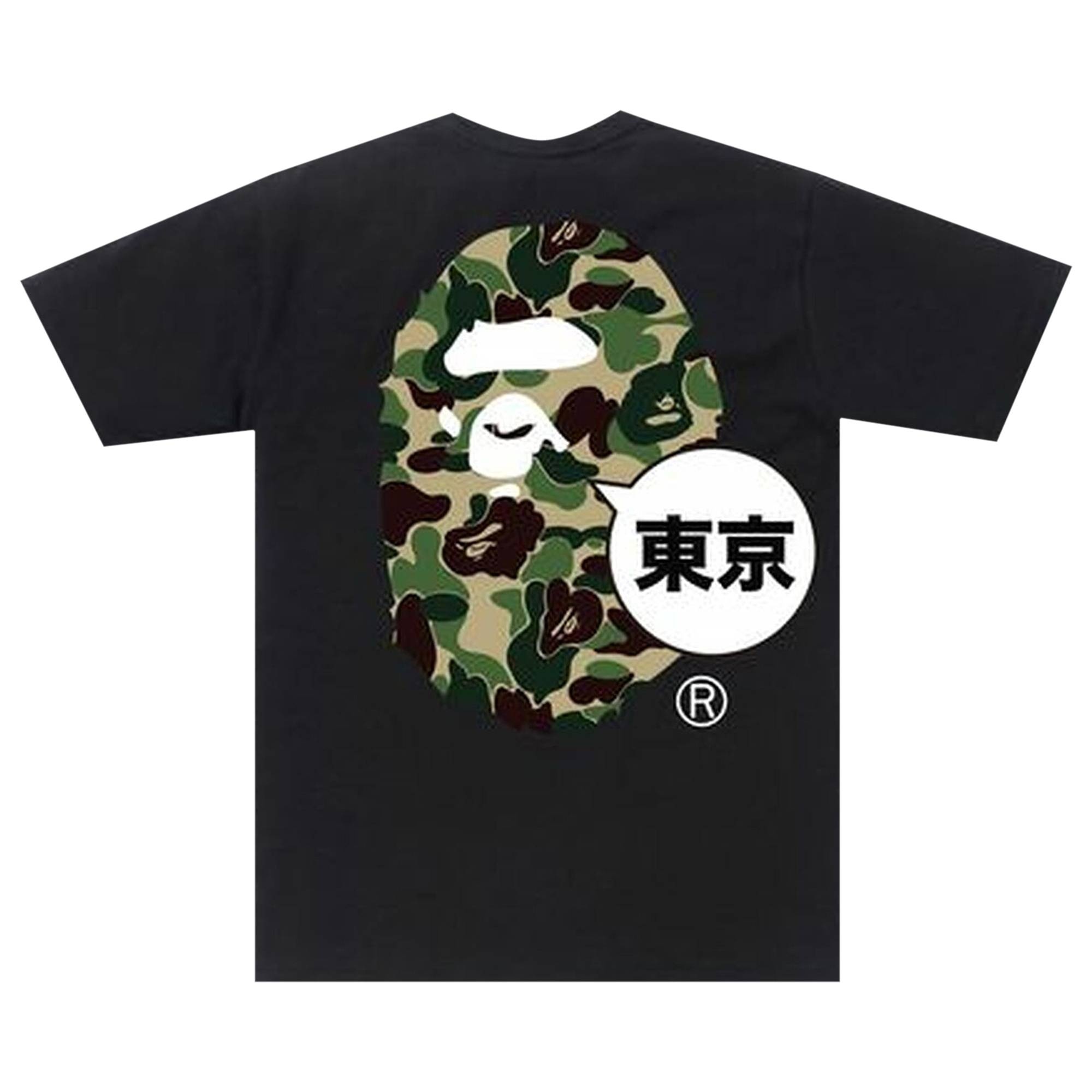 BAPE City Tee Tokyo Big Ape Head 'Black' - 2