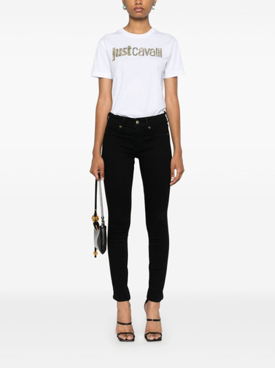 VERSACE JEANS COUTURE logo-lettering jeans outlook