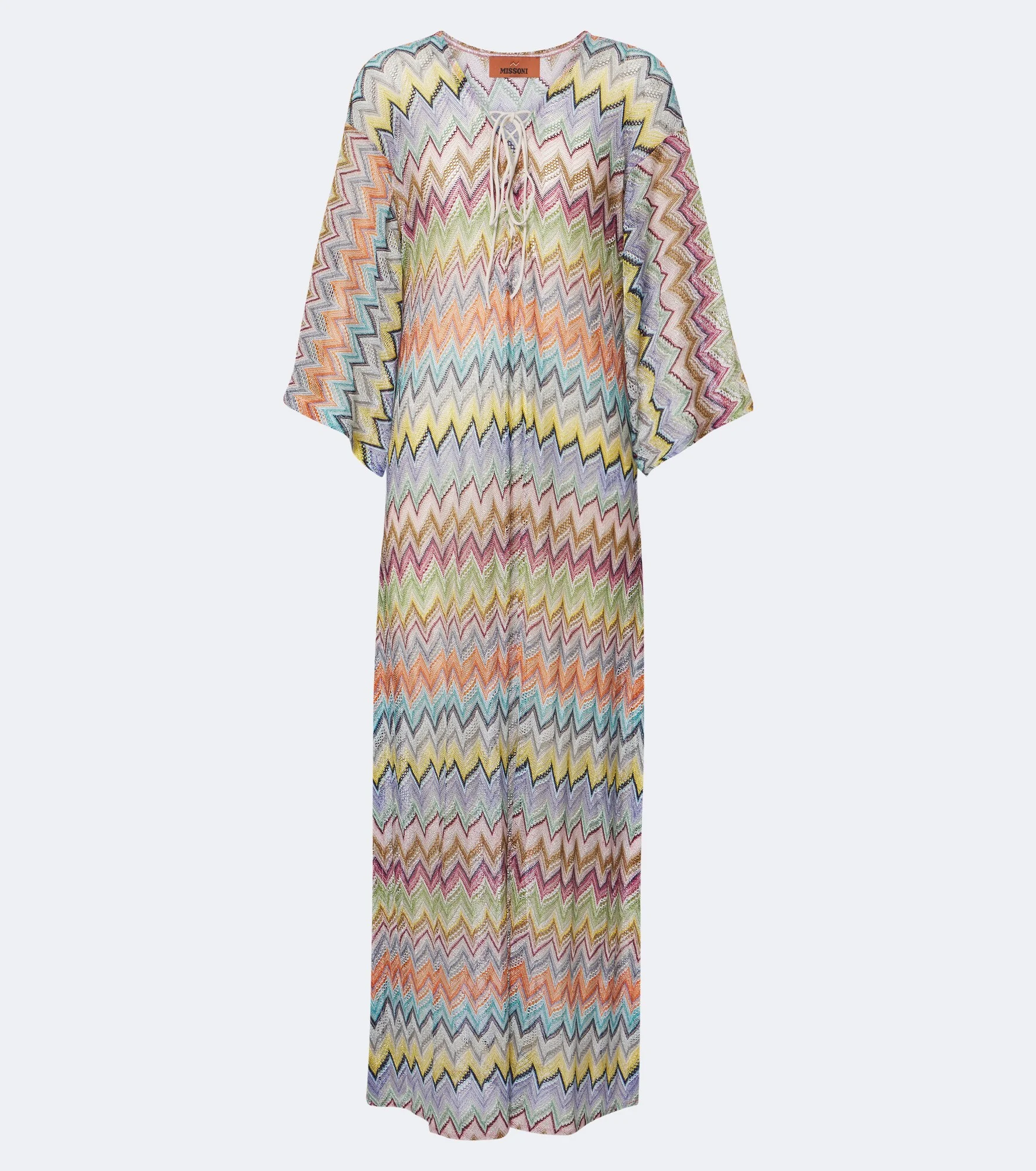 Zigzag lamé kaftan - 1