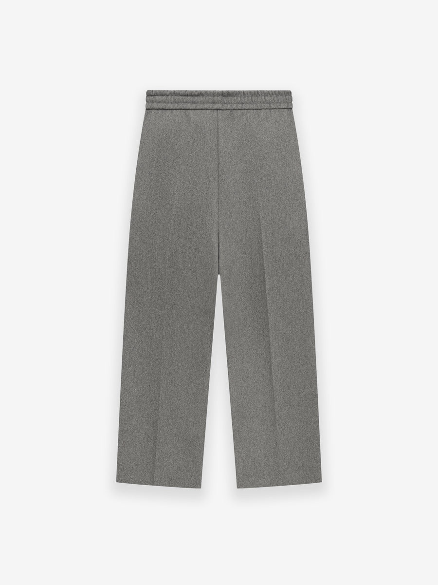 Melange Wool Wide Leg Pant - 2