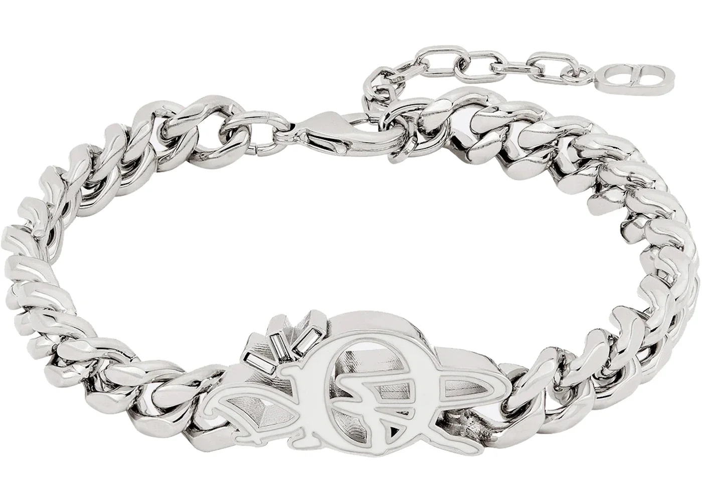 Dior x CACTUS JACK Chain Link Bracelet Silver - 1