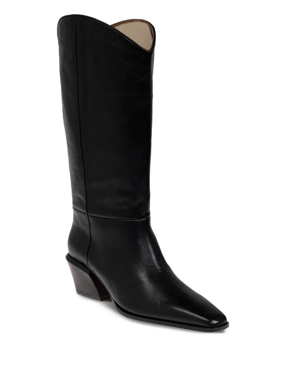 Bettina Leather Pointed Toe Boots 50mm - 2