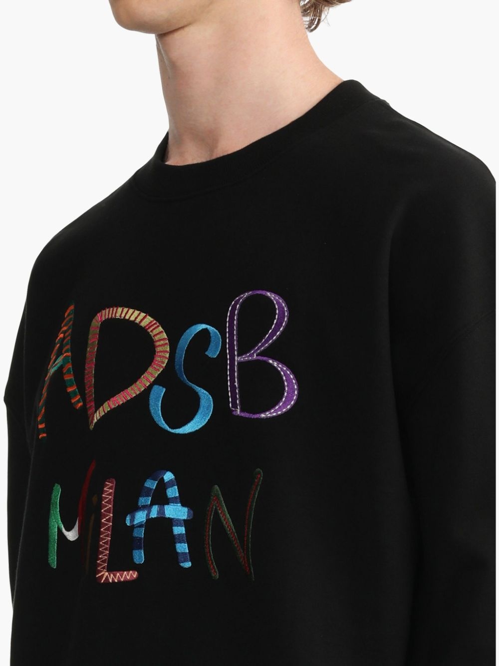 logo-embroidered sweatshirt - 5