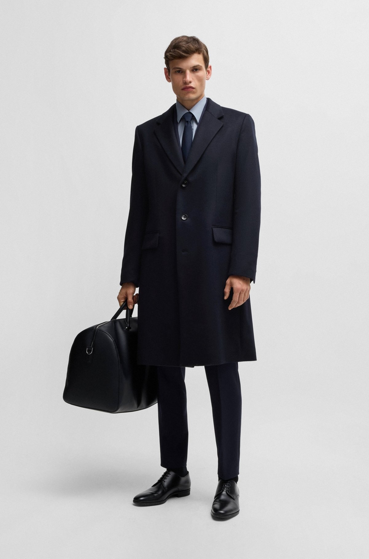 SLIM-FIT COAT IN CASHMERE - 4