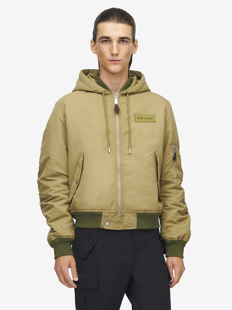 Alexander McQueen Hooded Nylon Jacket outlook