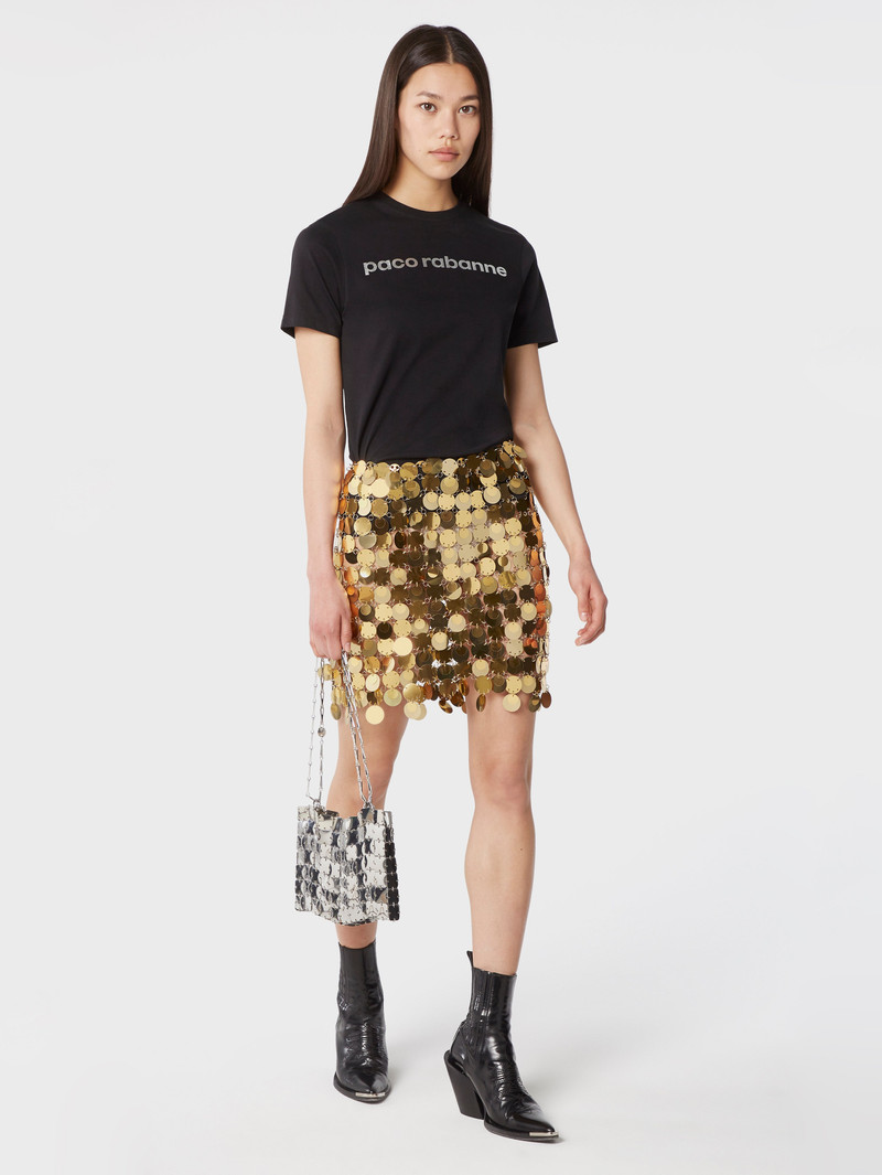 THE GOLD SPARKLE DISCS SKIRT 1