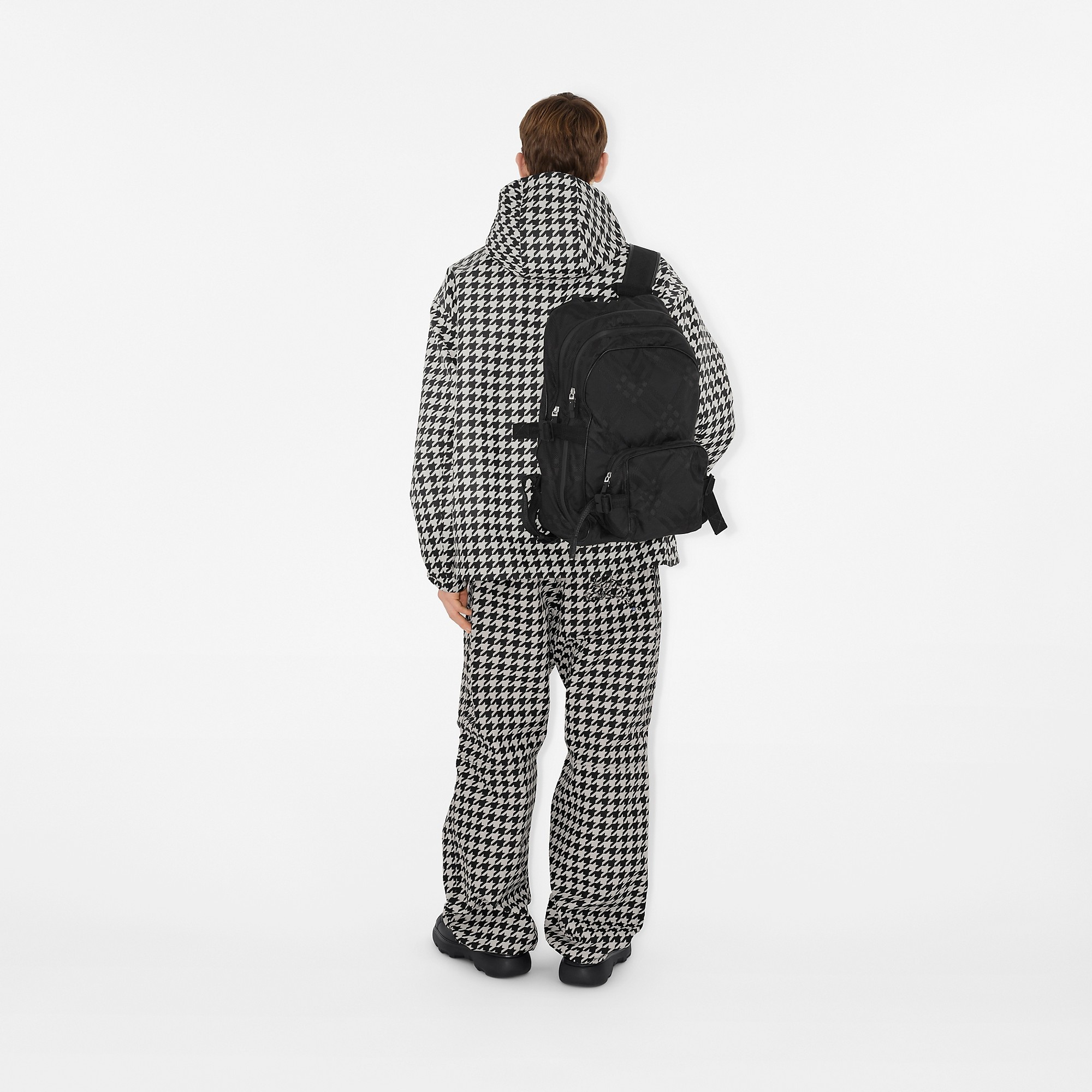 Check Jacquard Backpack - 2