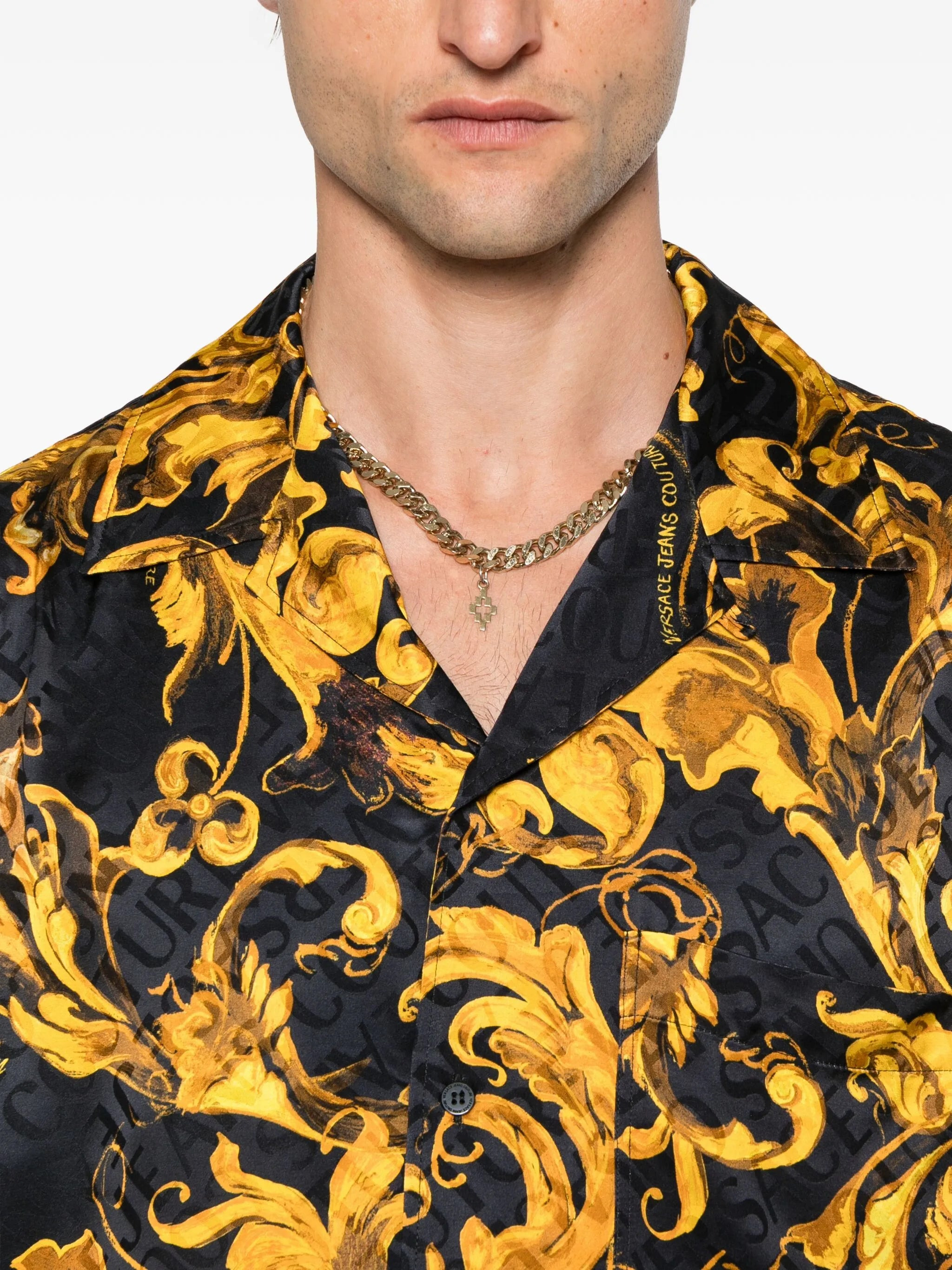 Versace Jeans Couture Barocco-print Short-sleeves Shirt - 4