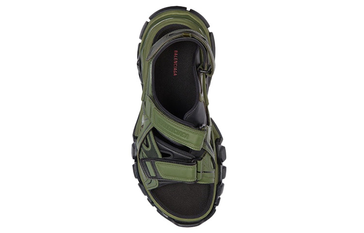 Balenciaga Track Sandal 'Khaki Black' 617542W2FH12311 - 5