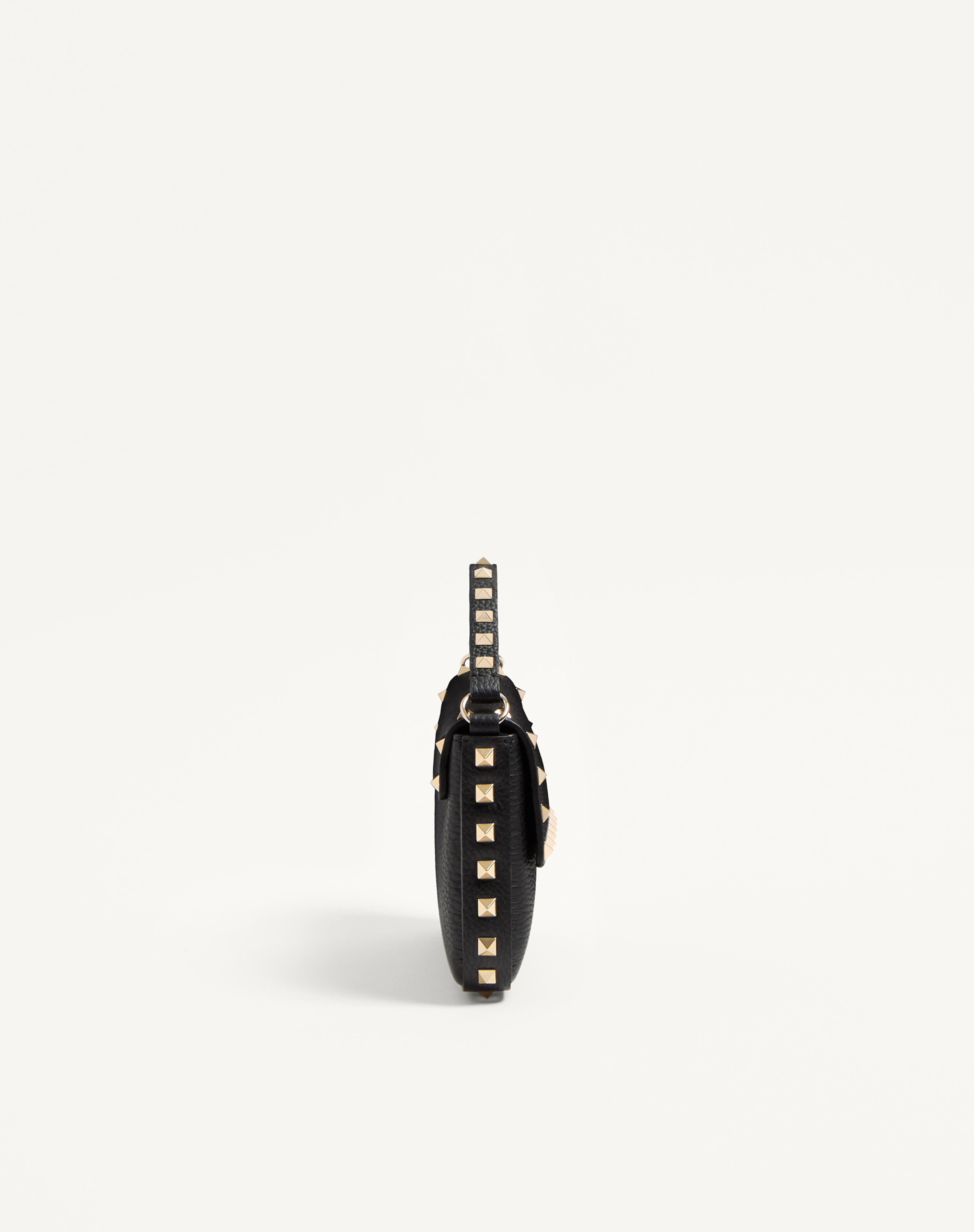 ROCKSTUD GRAINY CALFSKIN POUCH - 3