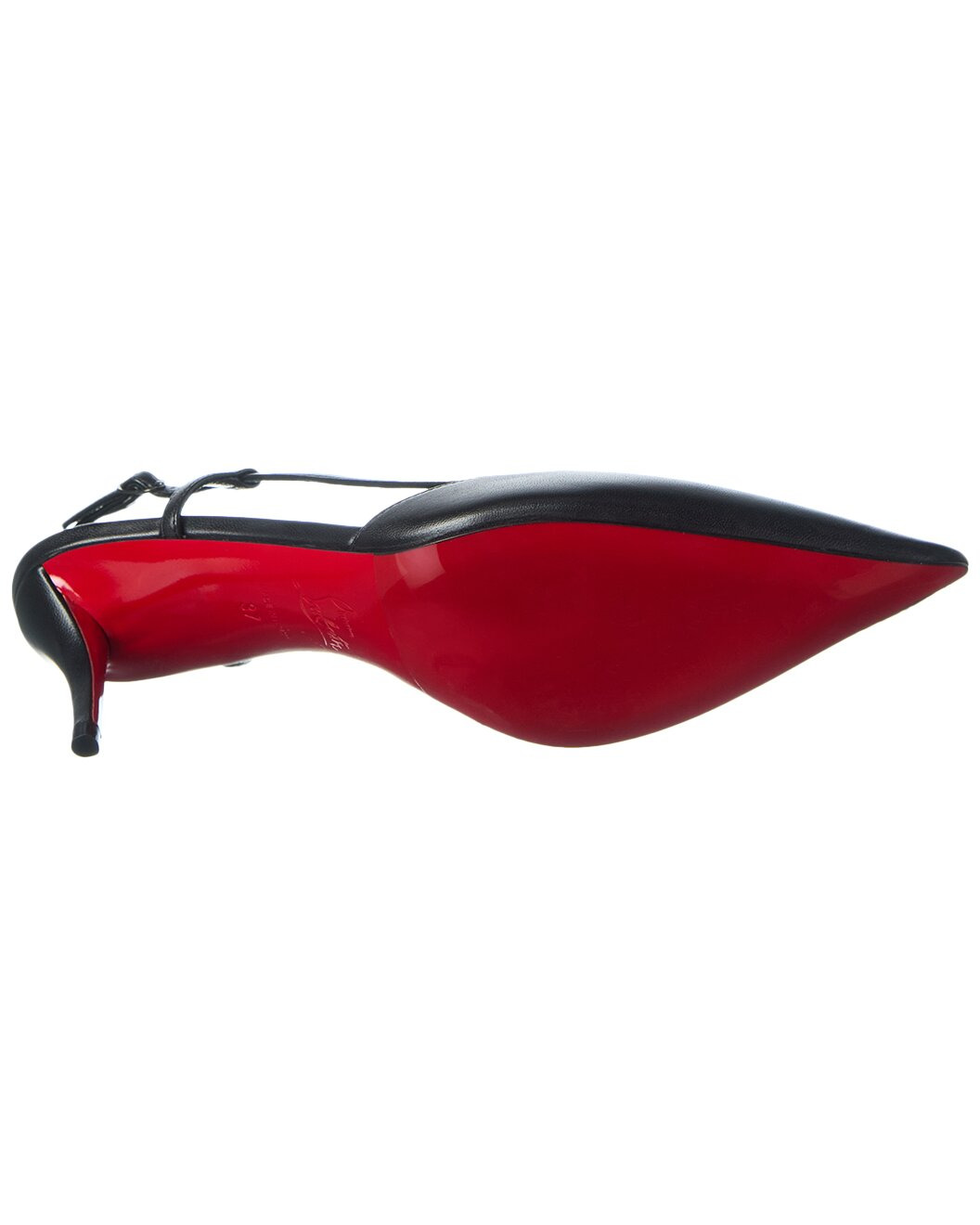Christian Louboutin Miss Z 60 Leather Slingback Pump - 4