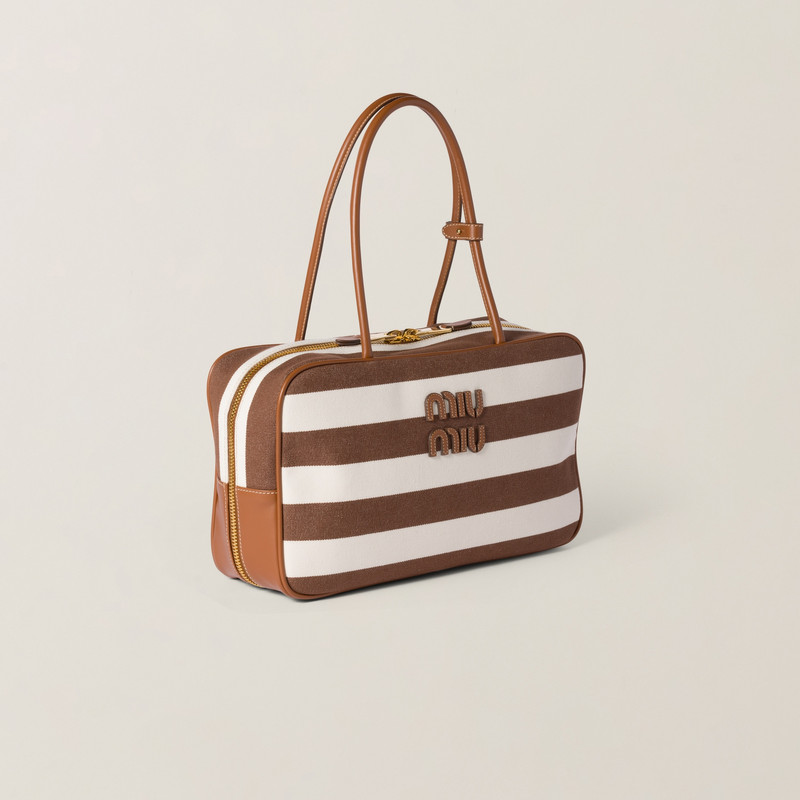 Beau canvas and leather bag 3