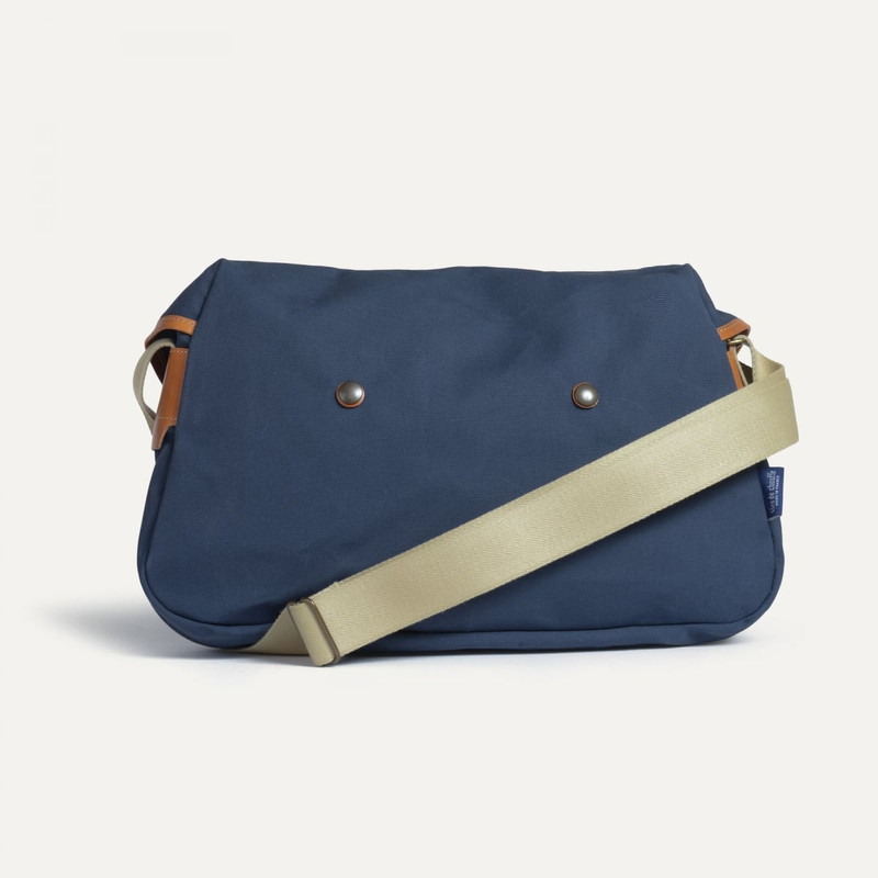 LÉON MESSENGER BAG - NAVY BLUE 3