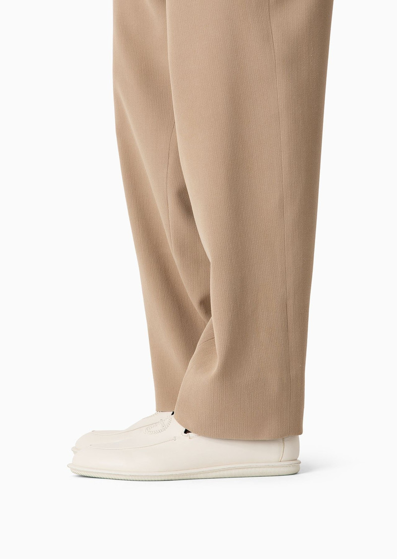 Double-breasted jacquard silk suit 7