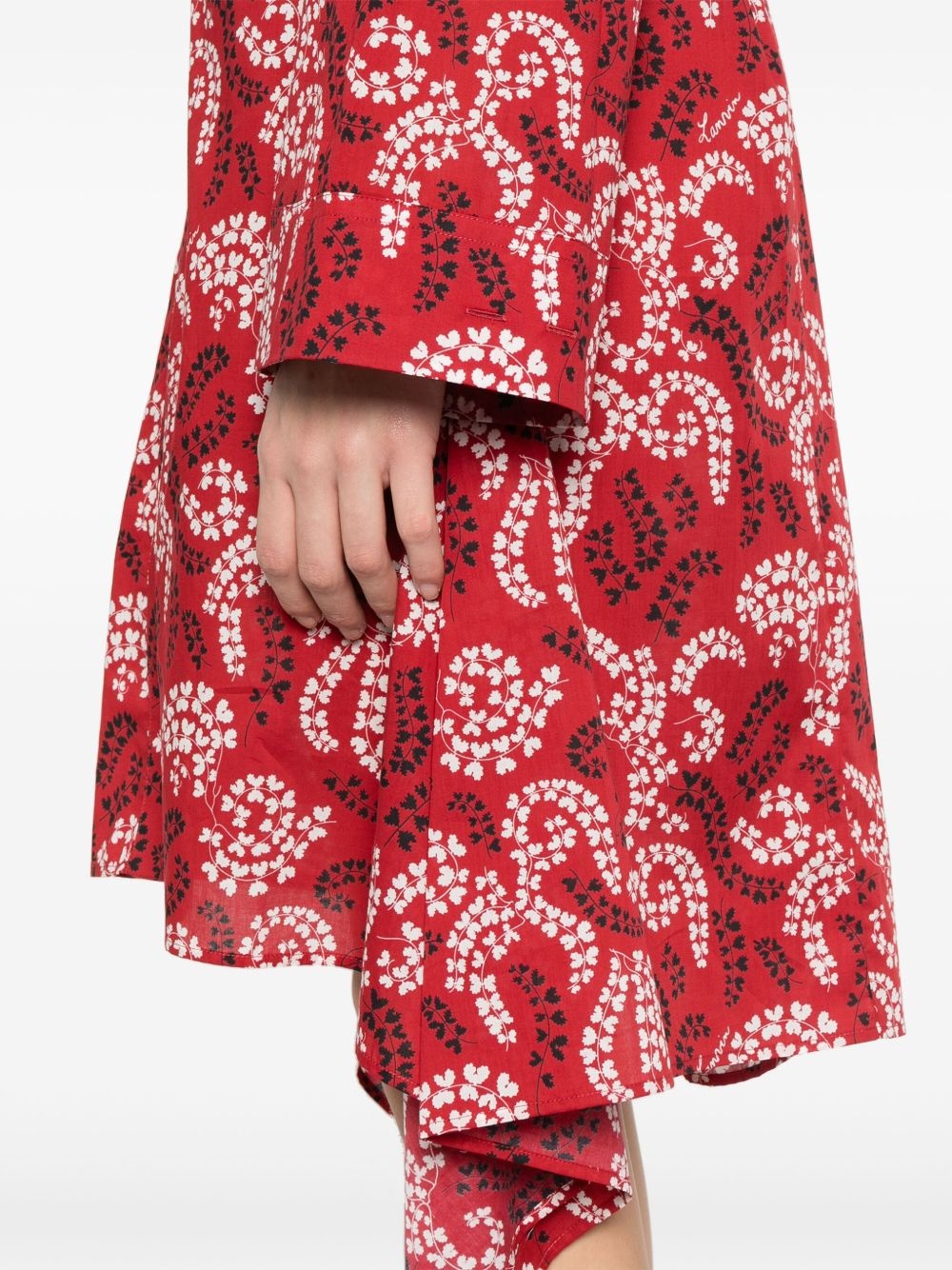 printed midi dress - 5