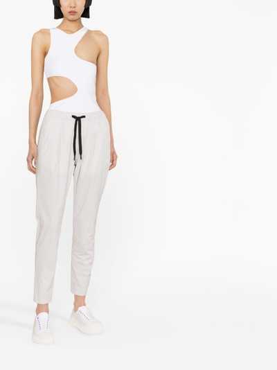 Herno drawstring-tie tapered trousers outlook