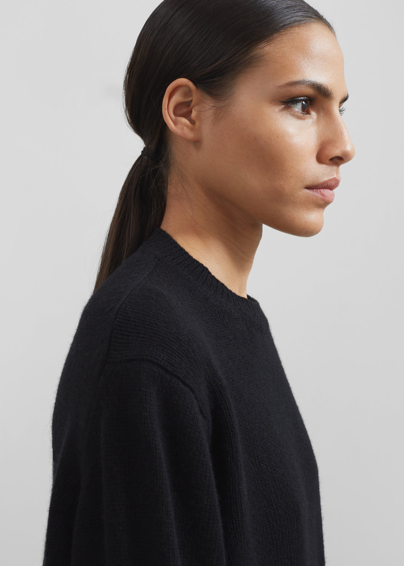 Maxime Knit Sweater Dress - Black 3