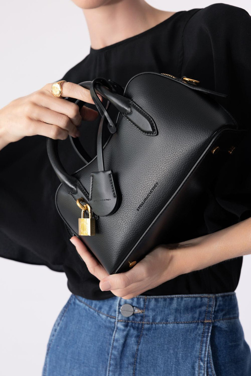 Stella McCartney Stella Ryder Bag - Black Embossed outlook