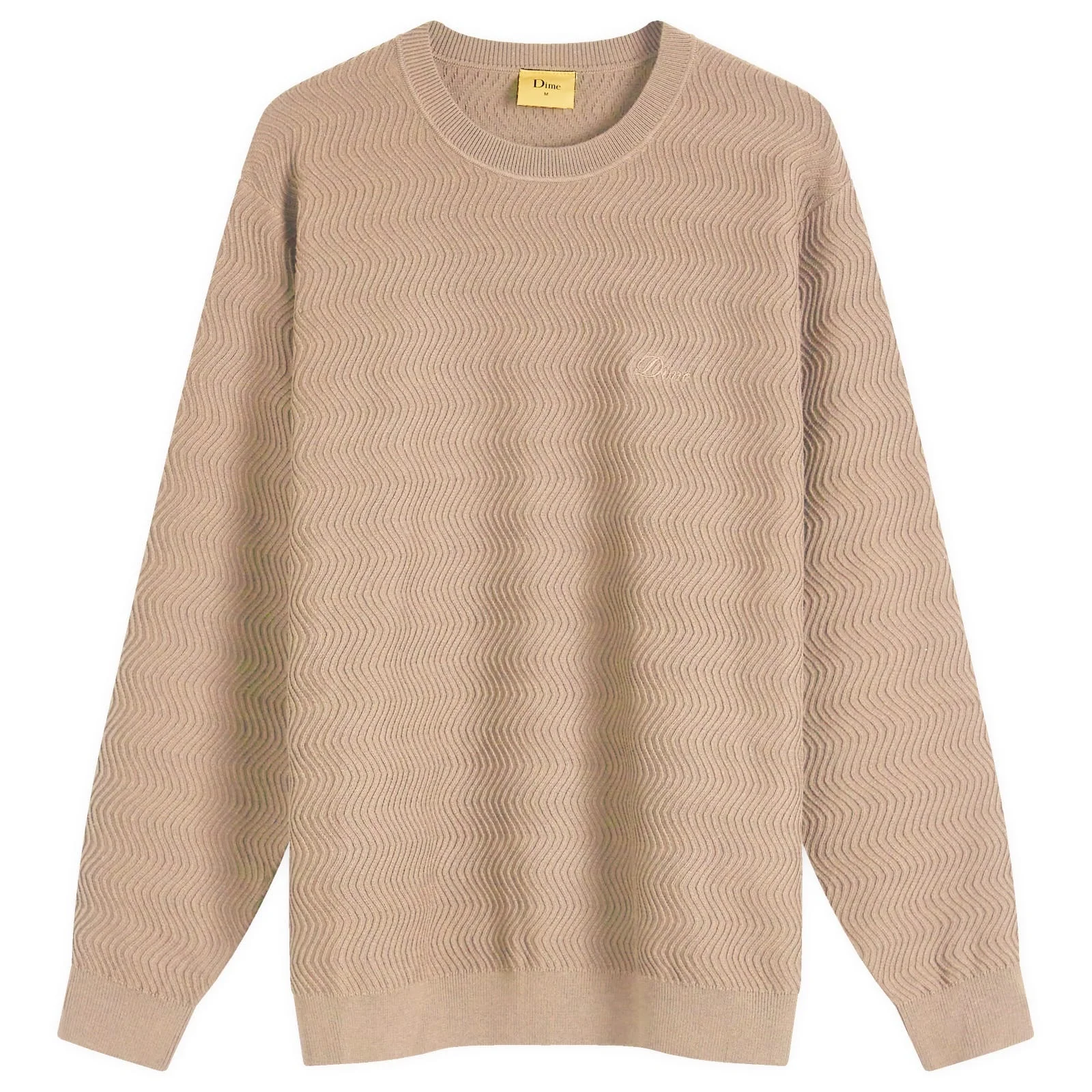 Dime Wave Cable Knit Jumper - 1