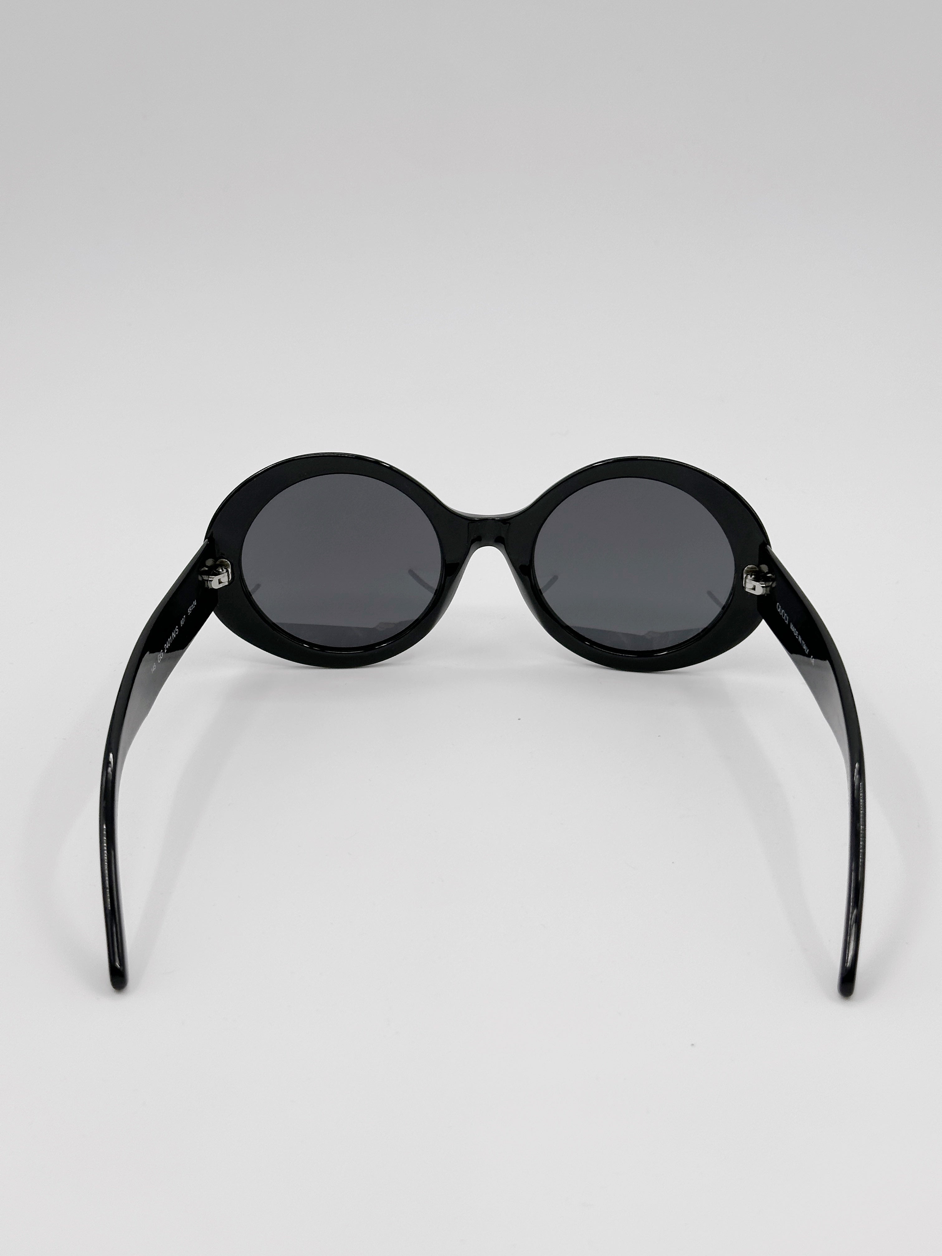 Gucci Fall 1995 Tom Ford Black Oversized Oval Sunglasses - 7