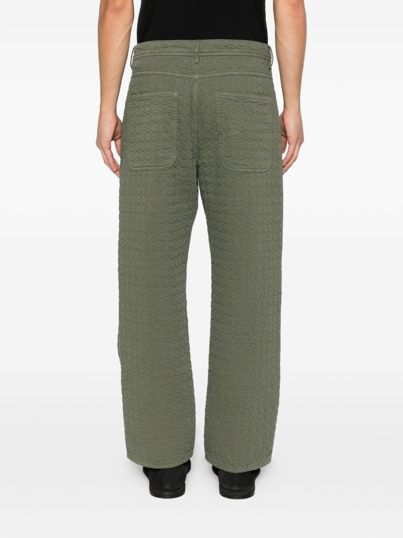 circle-quilted trousers 4