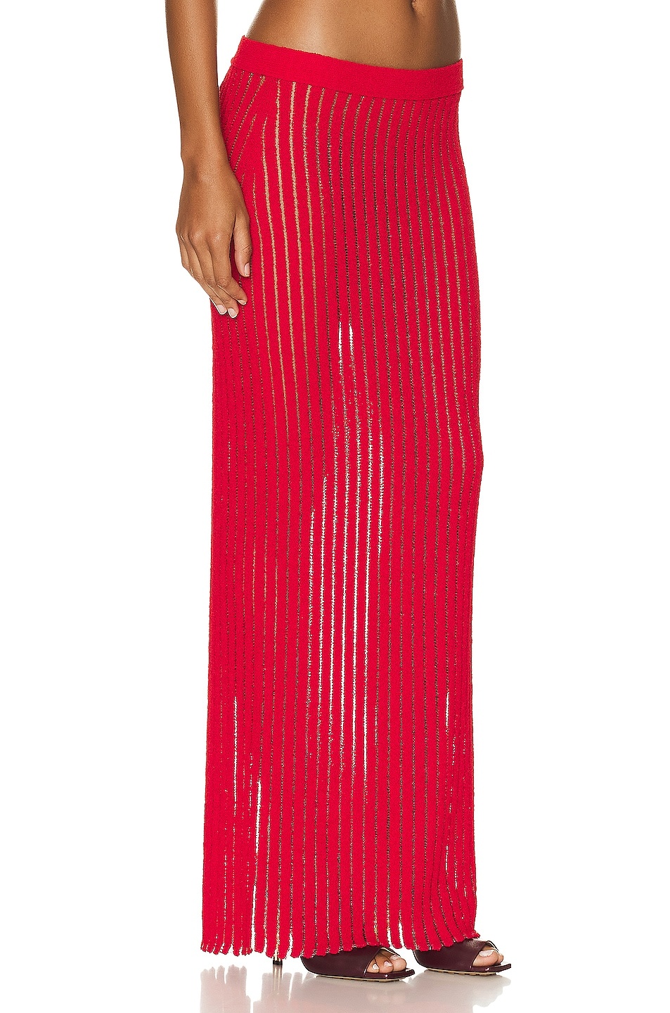 Stripes Long Skirt - 2